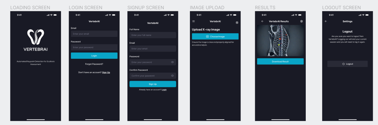 VertebrAI Dashboard